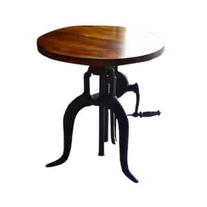 Regan Chestnut and Black End Table