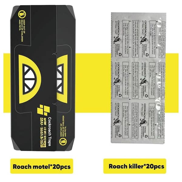 Justincity Cockroach Glue Traps Long Lasting and Non-Toxic