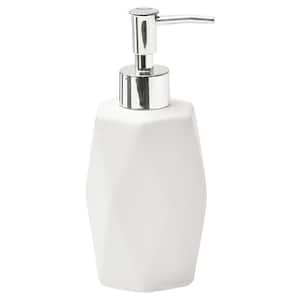 Diamond Freestanding Hand Soap and Lotion Dispenser White