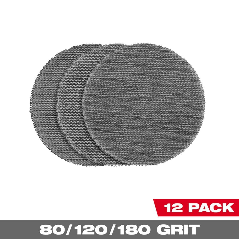 3 in. Assorted 80-Grit, 120-Grit, 180-Grit Mesh Sanding Discs For M12 FUEL 3 in. Random Orbital Sander (13-Piece) price history on PriceWatchPro