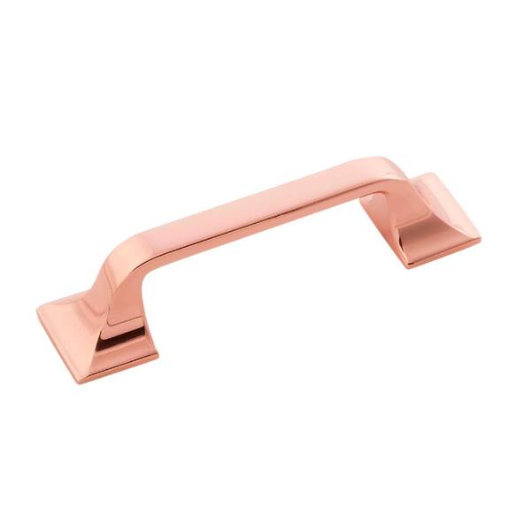 HICKORY HARDWARE Forge 3 in. (76 mm) Polished Copper Cabinet Drawer and Door Pull