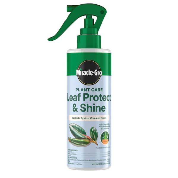 Plant Care Leaf Protect and Shine 8 fl. oz. 4-in-1 Insecticide, Miticide, Fungicide and Leaf Shine Spray for Plants