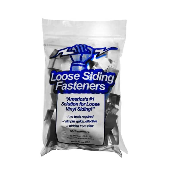 30 lbs. 30-Pack, Simple, Quick and Effective Secure Vinyl Siding That Continually Unlocks Or Will Not Lock Together