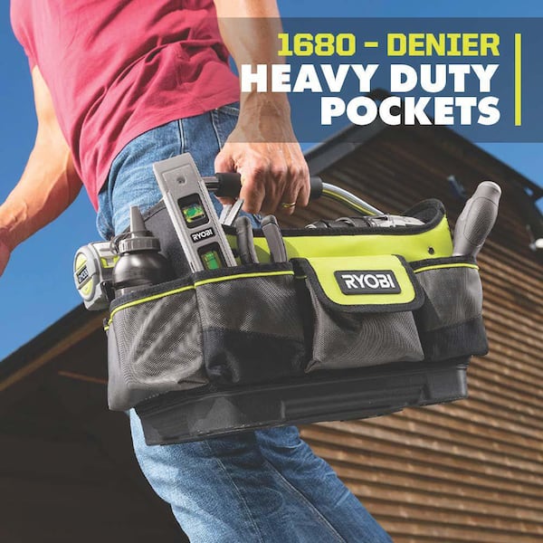 RYOBI 13 in. Tool Tote STS605 - The Home Depot