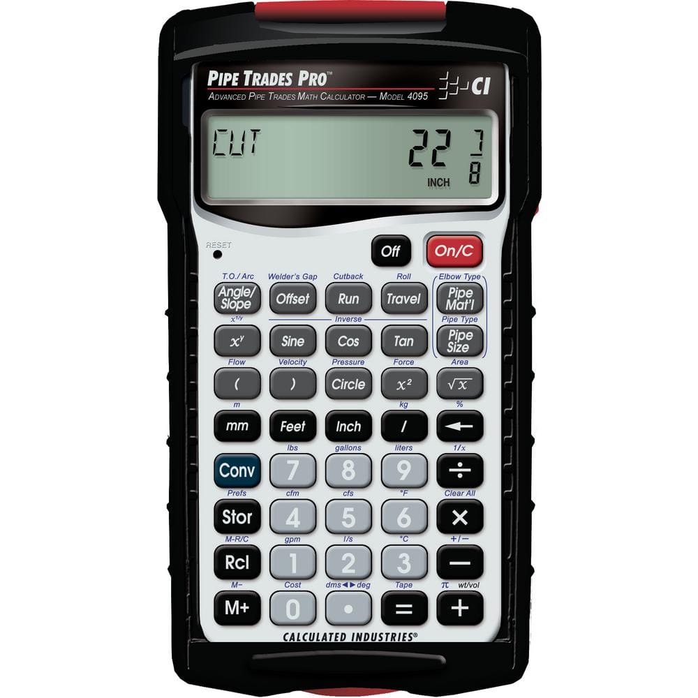 Calculated Industries Pipe Trades Pro Calculator 4095 The Home Depot