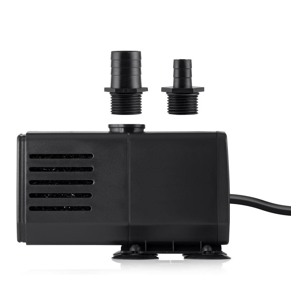 Black Submersible Water Pump with 16 ft. Cord