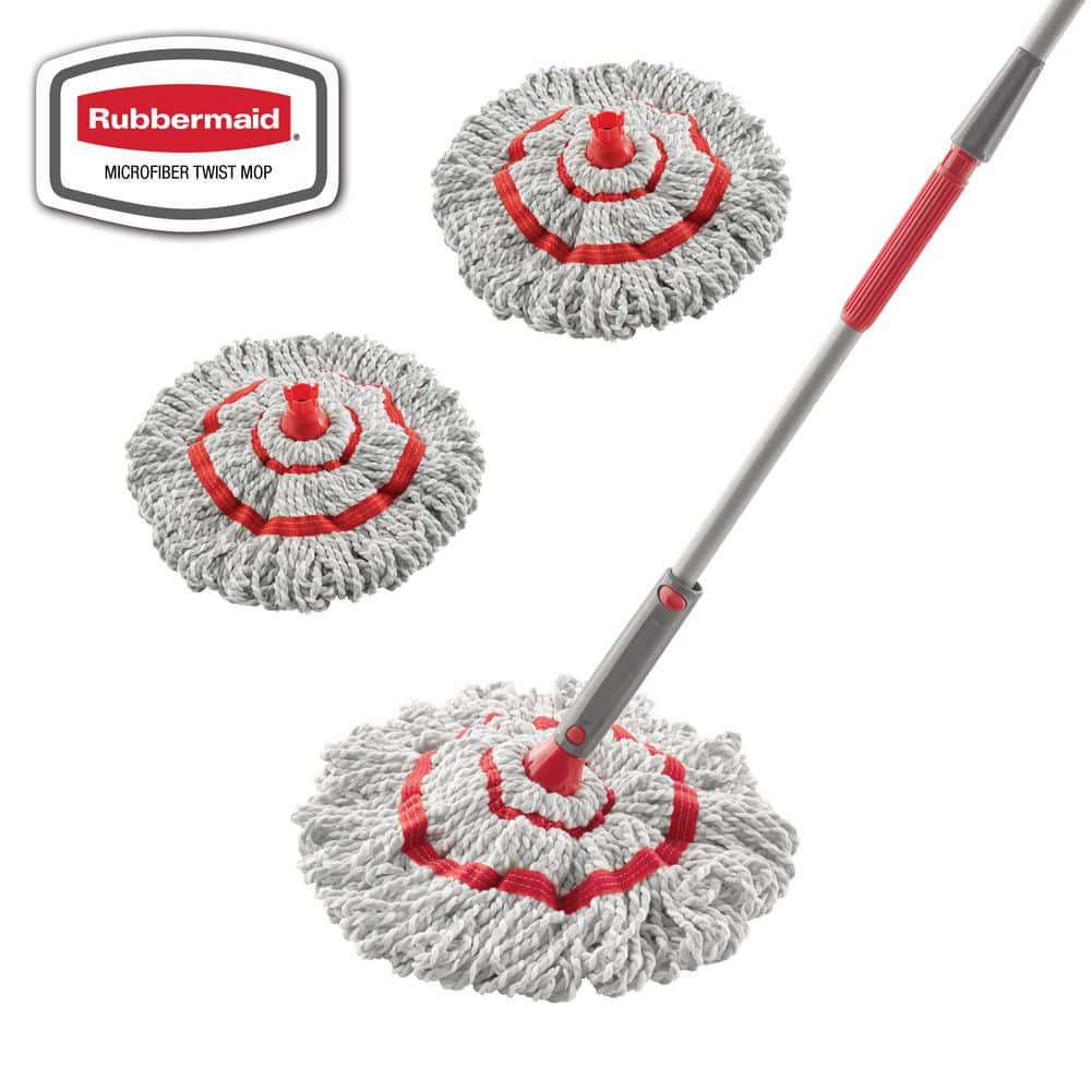 Rubbermaid Microfiber Twist Mop 2088701 - The Home Depot
