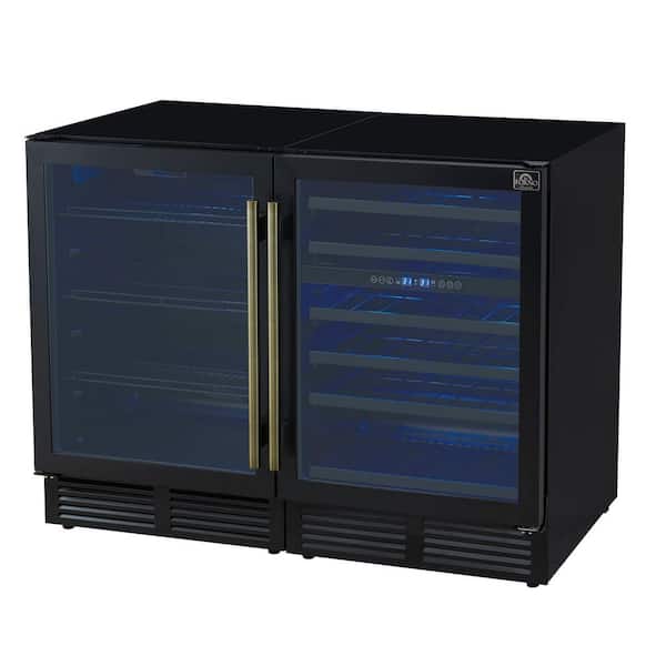 Forno Gemello 48 in. Triple Zone Side-by-Side Wine and Beverage