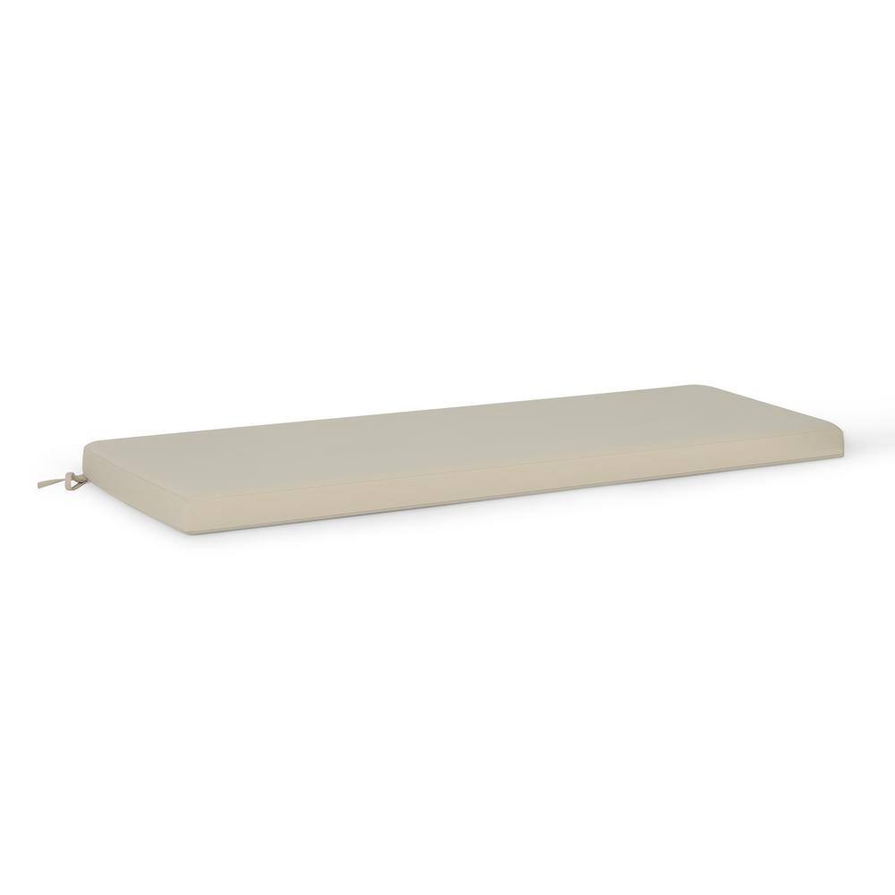 FadingFree Beige Rectangle Outdoor Patio Bench Cushion 54 in. x 18.5 in. x 2.5 in. price history on PriceWatchPro