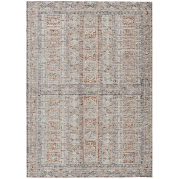 Addison Rugs Chantille Machine Washable Indoor/Outdoor Abstract ACN2173 Beige 5 ft. x 7 ft. 6 in. Area Rug