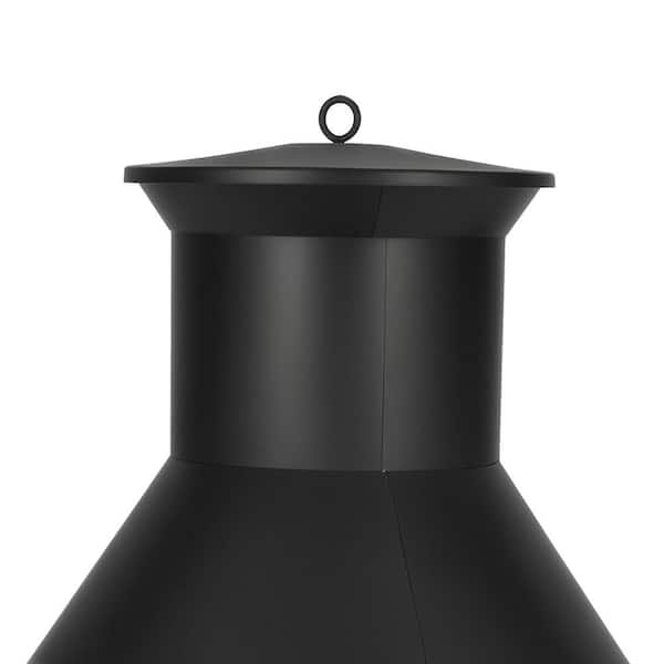 Air Conditioner Cover, 28 x 28 x 32 in. Outdoor Dual-Layer Waterproof Polyester AC Cover with Detachable Canopy, Black