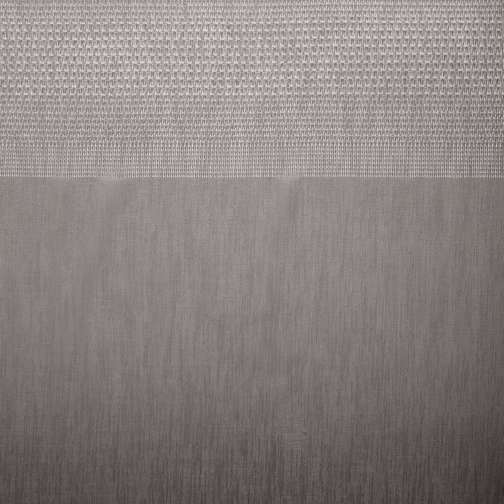 Gray Ombre Sheer Polyester Grommet Curtain Panel, 52" x 96"