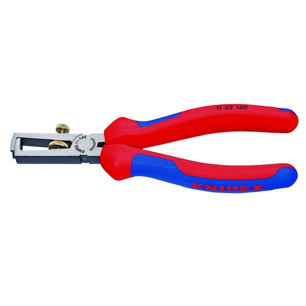 KNIPEX 6-1/4 in. End-Type Wire Stripper with Comfort Grip