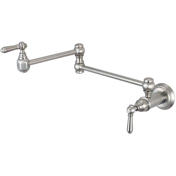 Pioneer Faucets Americana Wall Mount Potfiller in Brushed Nickel