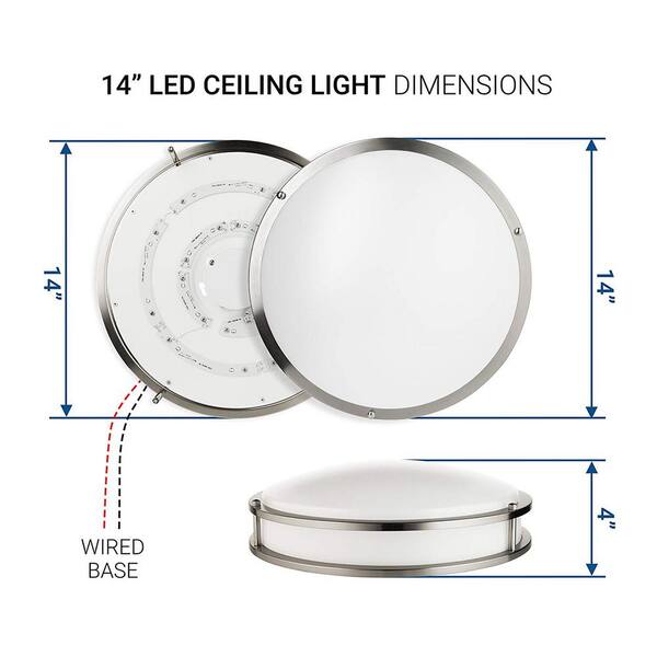 hyperikon led flush mount ceiling light