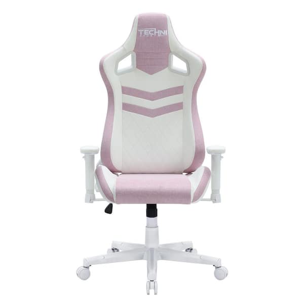 Gamefitz Gaming Chair (Pink & White)