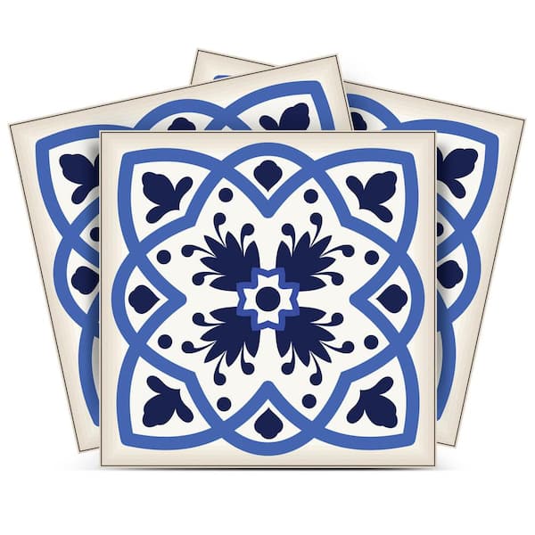 MI ALMA Blue N11 7 in. x 7 in. Vinyl Peel and Stick Tile (24 Tiles, 8.17 sq. ft./pack)