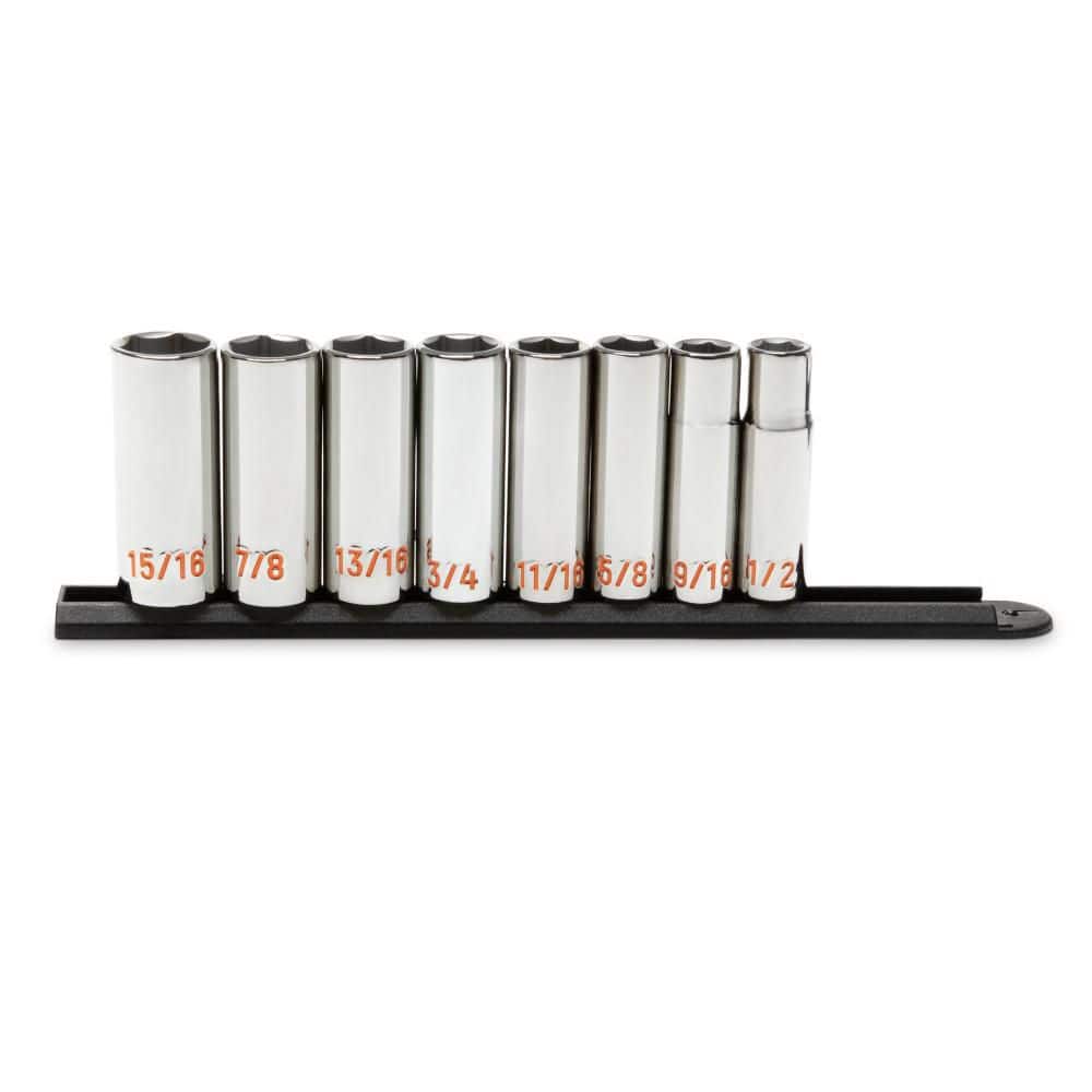 1/2 in. Drive 6-Point SAE Hi-Viz Deep Socket Set (8-Piece) price history on PriceWatchPro