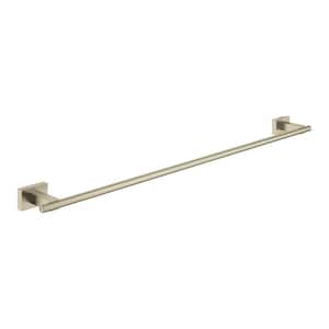 Essentials Cube 24 in. Wall Mounted Towel Bar in Brushed Nickel