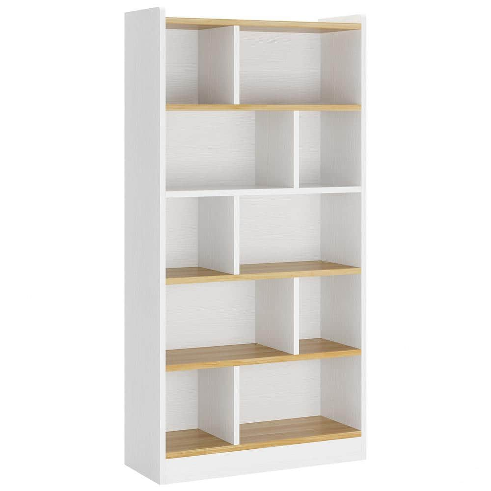 Way Basics Eco-Friendly 4 Cubby Bookcase, White