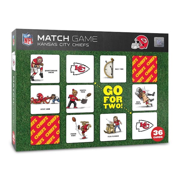 NFL Kansas City Chiefs Licensed Memory Match Game