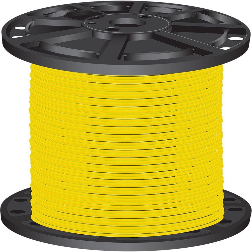 Southwire 2,500 ft. 10 Yellow Solid CU THHN Wire