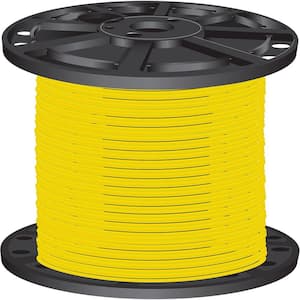 2,500 ft. 10 Yellow Solid CU THHN Wire