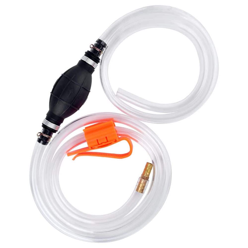 Upgraded 15MM PVC Siphon Pump Kit with Gasoline Oil Diesel Water Transfer Hose Brass Extender Pinch Clips price history on PriceWatchPro