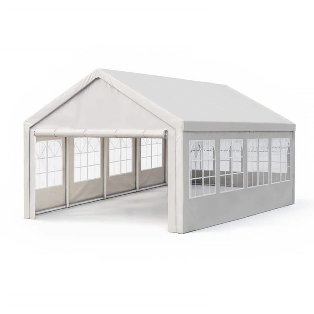 13 ft.x 26 ft. Carport & Party Canopy with Removable Sidewalls – Weatherproof Outdoor Shelter for Vehicles & Events price history on PriceWatchPro