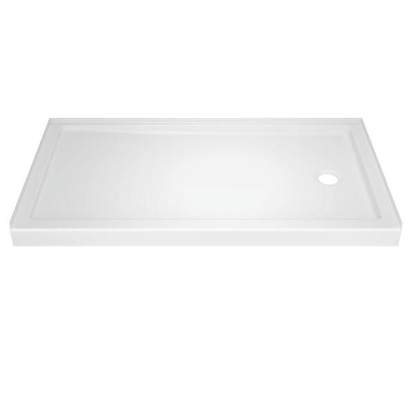 UPstile 32 in. x 60 in. x 60 in. Bath and Shower Kit with Classic 400 Left-Hand Drain in White UPstile 32 in. x 60 in. x 60 in. Bath and Shower Kit with Classic 400 Left-Hand Drain in White
