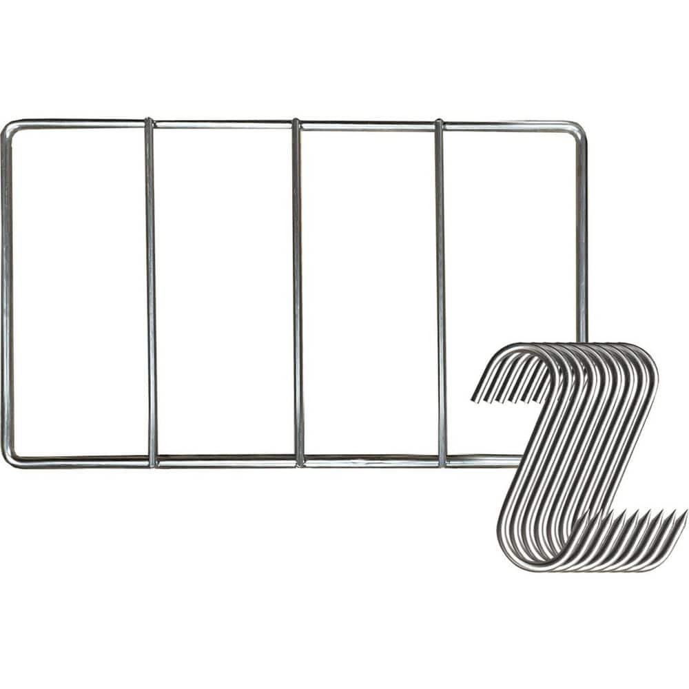 Small 16 in. x 16 in. Biltong Rack and Hook Bundle with 30 Steel Butcher Hooks price history on PriceWatchPro