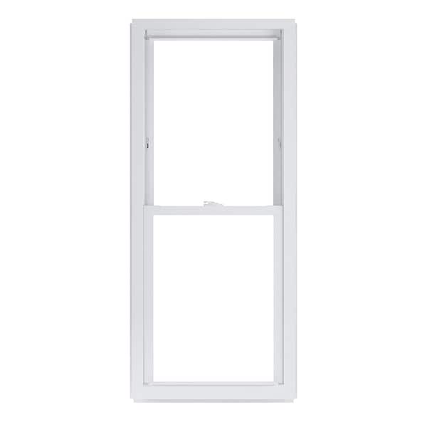 American Craftsman 24 in. x 54 in. 50 Series White Double Hung Low-E Argon SC Glass Vinyl Vinyl Replacement Window, Screen Incl