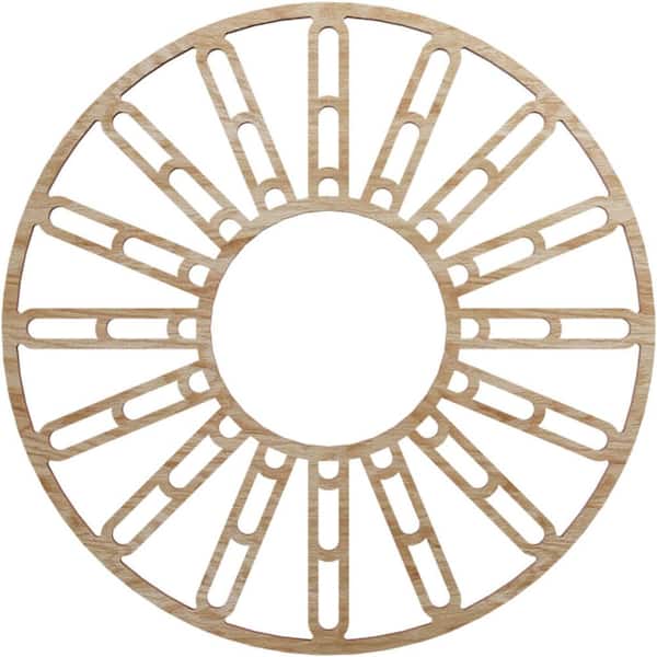 Ekena Millwork 0.25 in. x 5.75 in. x 16 in. Wood Medallion Moulding