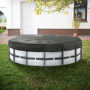 18 ft. Round Pool Cover Solar Covers for Above Ground Pools Safety Pool Cover with Drawstring Design