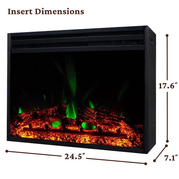 Cambridge 47 X30 Fireplace Mantel with LED Log Insert Cambridge 47 X30 Fireplace Mantel with LED Log Insert