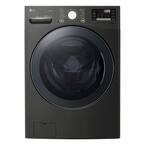 4.5 cu. ft HE Ultra Large Smart Front Load Washer with TurboWash360, Steam & Wi-Fi in Black Steel, ENERGY STAR