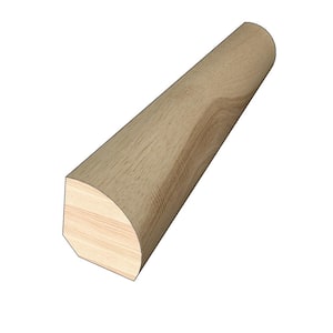 Natural Hickory 3/4 in. Thick x 3/4 in. Width x 78 in. Length Hardwood Quarter Round Molding