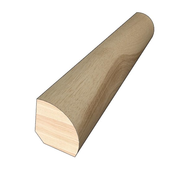OptiWood Natural Hickory 3/4 in. Thick x 3/4 in. Width x 78 in. Length Hardwood Quarter Round Molding