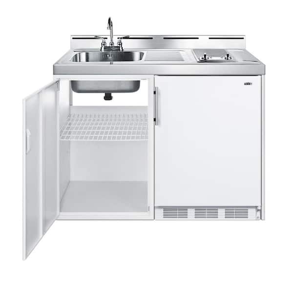 47.25 in. Compact Kitchen in White