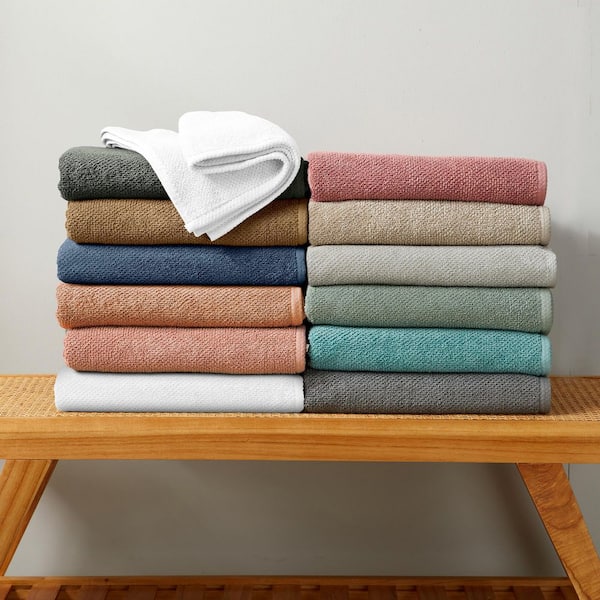 100% Cotton Absorbent & Quick-Dry 2 Pack Bath Sheets, Mineral Blue