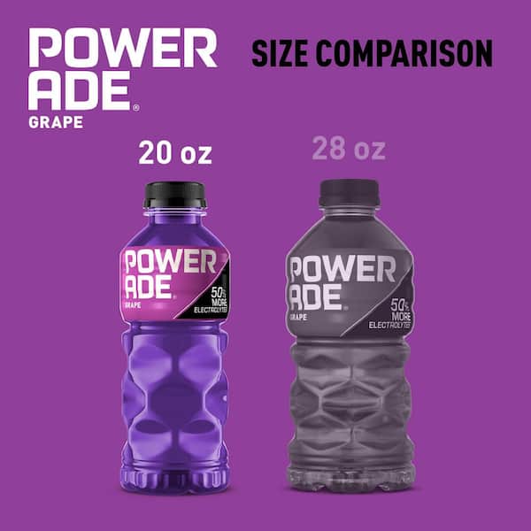 POWERADE Grape Bottles, 20 fl. oz., 8 Pack