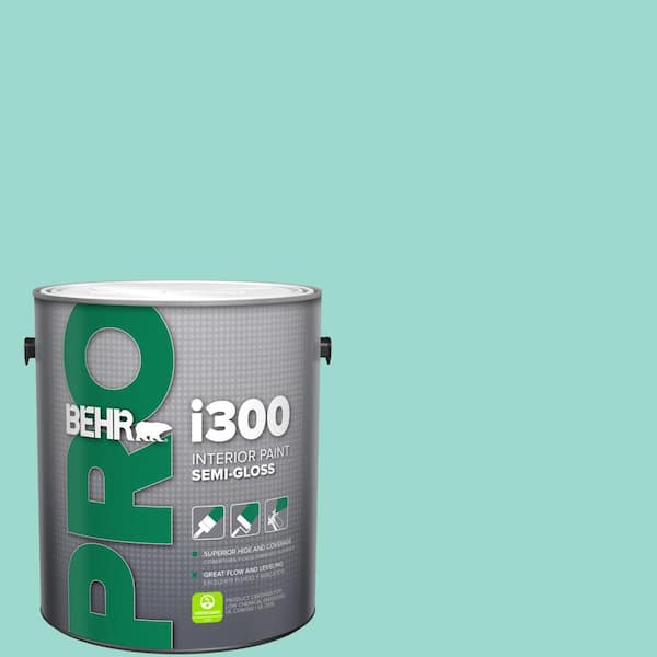 BEHR PRO 1 gal. #P440-3 Fish Pond Semi-Gloss Interior Paint