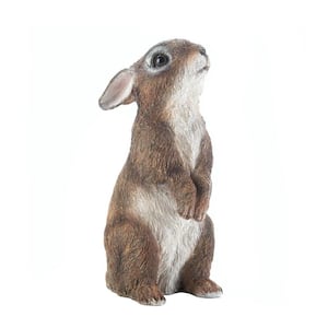 4.37 in. x 3 in. x 8 in. Standing Bunny Statue