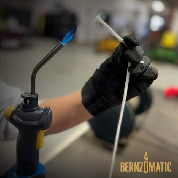 Bernzomatic - Basic Torch Kit with 14.1 oz. Propane Fuel Cylinder and Adjustable Flame
