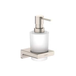 AddStoris Deck Mount Soap Dispenser in Brushed Nickel