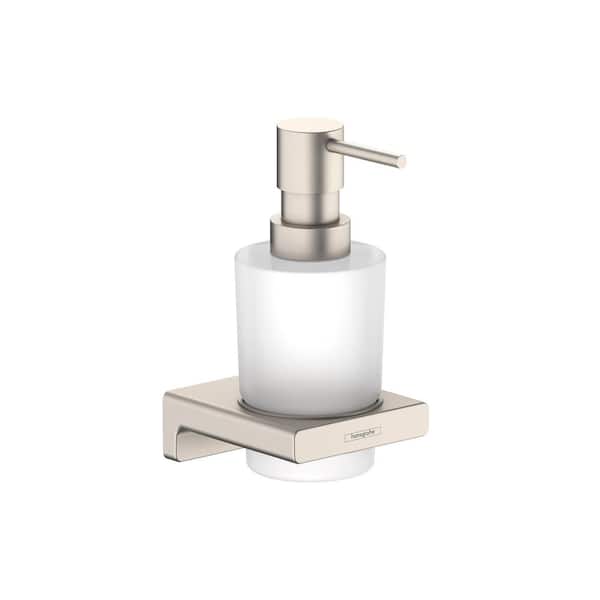 Hansgrohe AddStoris Deck Mount Soap Dispenser in Brushed Nickel