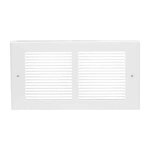 Replacement Grille in White for Register In-wall Fan-forced Electric Heaters