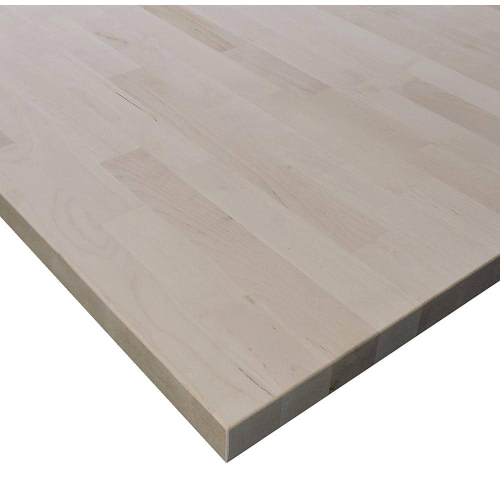 1 in. x 12 in. x 29 in. Allwood Birch Project Panel, Chopping Block, Cuttin
