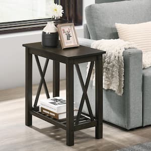 23.63 in. H Morvain Dark Gray Side Table