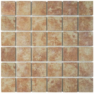 Colorado Quad Mesa 12-1/2 in. x 12-1/2 in. Porcelain Mosaic Tile (11.1 sq. ft./ Case)